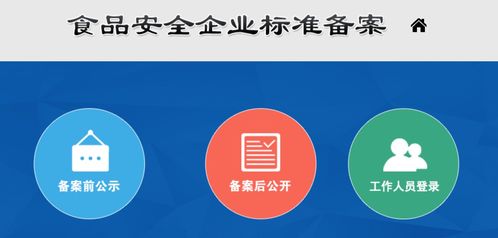 全國食品安全企業標準備案網址